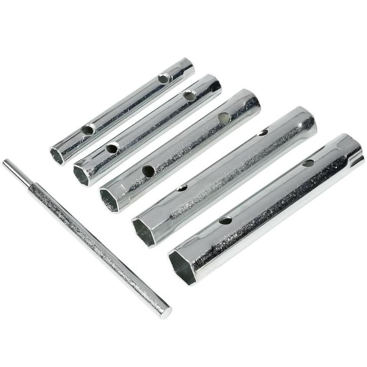 Benson Pijpsleutel set - Verzinkt staal - 8 t/m 17 mm - 5..., Doe-het-zelf en Verbouw, Gereedschap | Handgereedschap, Nieuw, Ophalen of Verzenden