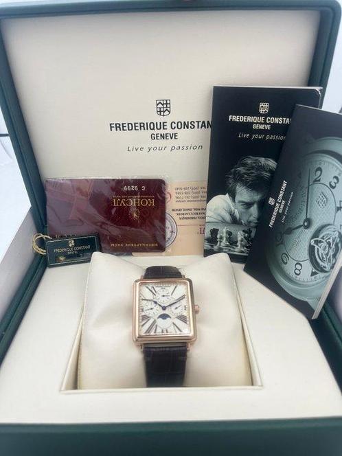 Frédérique Constant - Full Set Triple Date Moon Phase Carree, Sieraden, Tassen en Uiterlijk, Horloges | Heren