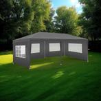 Paviljoen Novara met 5 zijpanelen, waterdicht, 6x3m - grijs, Verzenden, Nieuw
