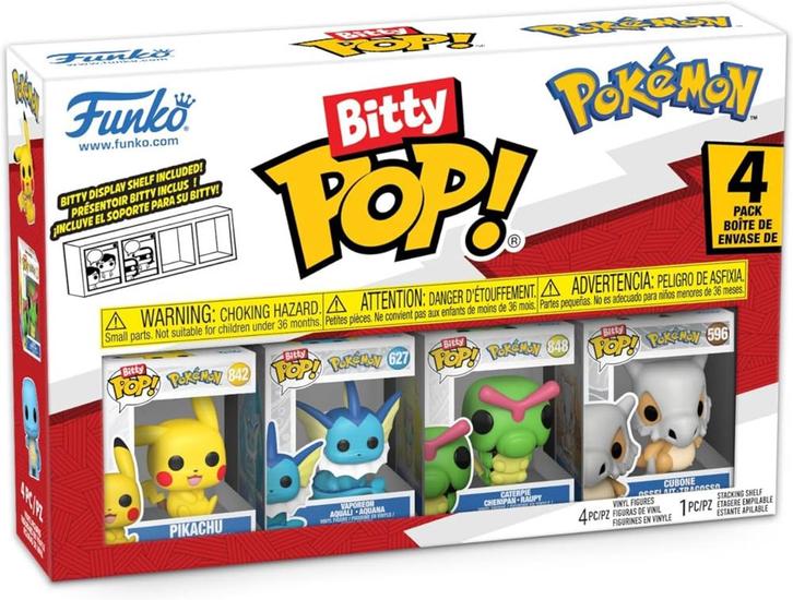 Funko Bitty Pop! - Pokemon 4 Pack - Pikachu | Funko - Hobby, Verzamelen, Poppetjes en Figuurtjes, Nieuw, Verzenden