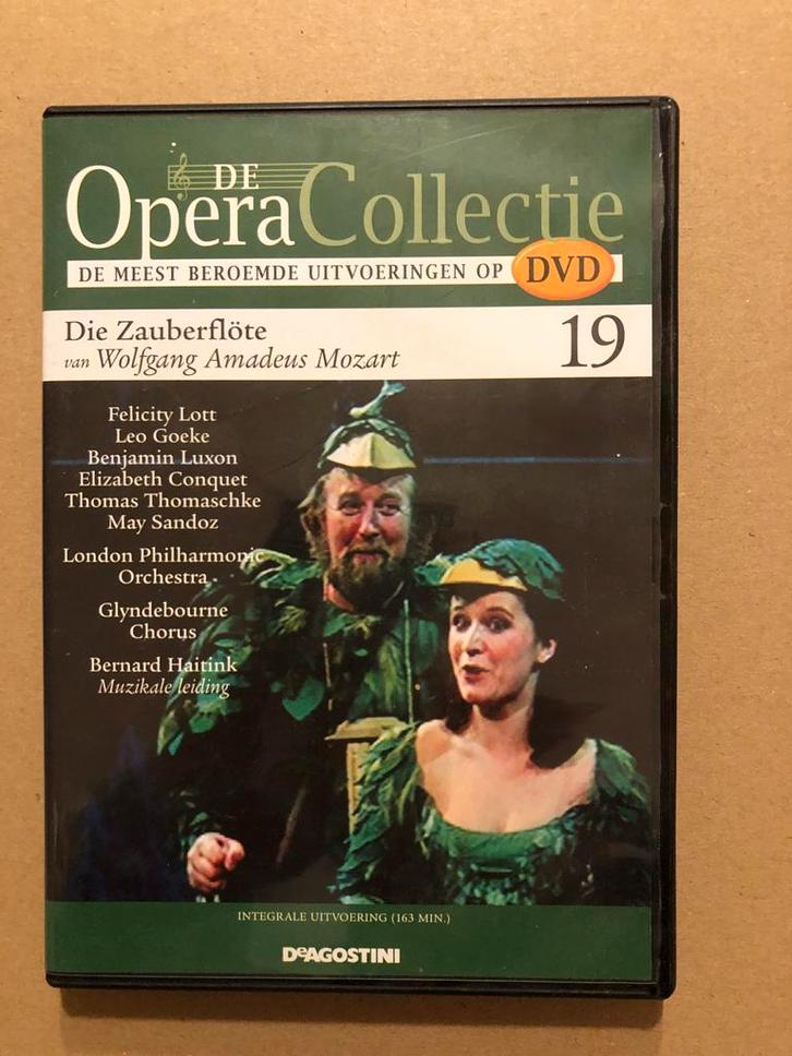 Opera Die Zauberflöte met Nederlandse Ondertiteling 163 min, Cd's en Dvd's, Dvd's | Muziek en Concerten, Muziek en Concerten, Zo goed als nieuw