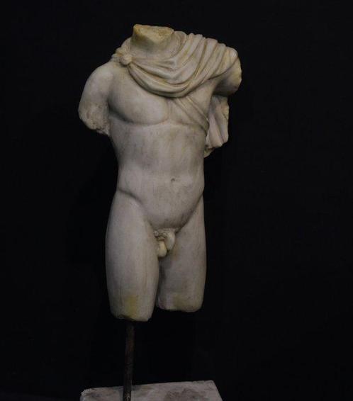sculptuur, Torso di Apollo, XIX secolo - 80 cm - Marmer, Antiek en Kunst, Antiek | Keramiek en Aardewerk