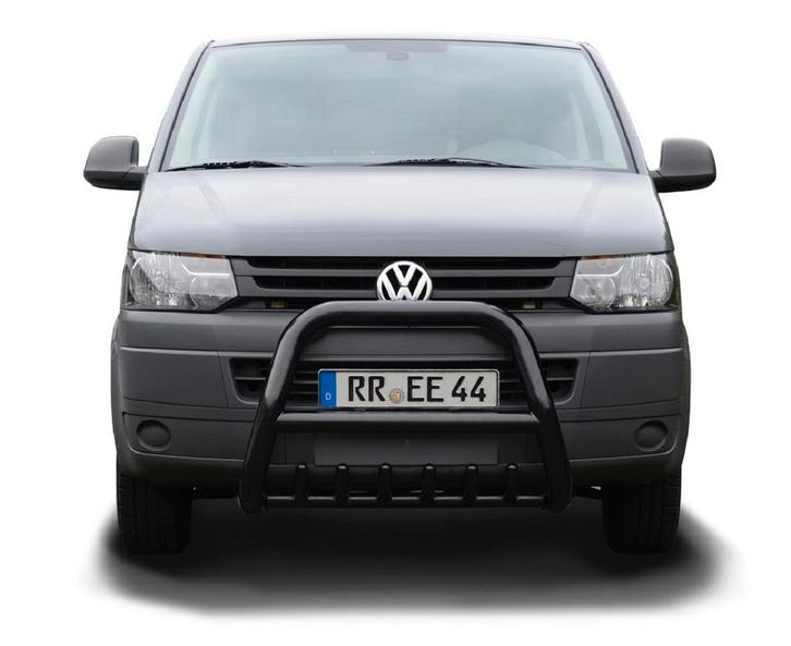 Bullbar zwart + skidplate VW Transporter T5 (2003-2015), Auto diversen, Tuning en Styling, Verzenden