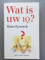 Wat Is Uw Iq 9789027461568 Hans J. Eysenck, Boeken, Gelezen, Hans J. Eysenck, Verzenden