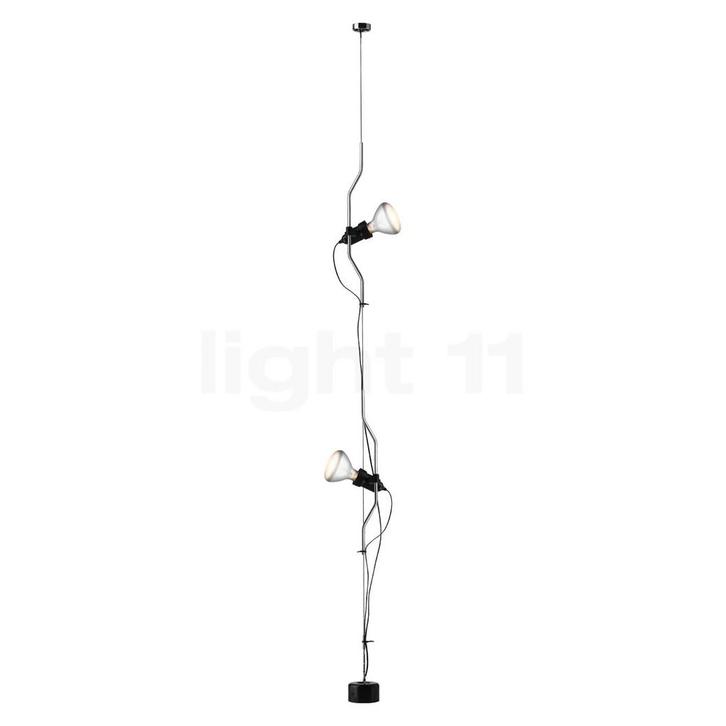 Flos Parentesi 2-lichts, nikkel - met dimmer (Hanglampen), Huis en Inrichting, Lampen | Hanglampen, Nieuw, Verzenden