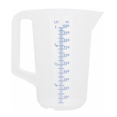 Maatbeker Kunststof, 1 liter, Hobby en Vrije tijd, Taarten en Cupcakes maken, Nieuw, Verzenden