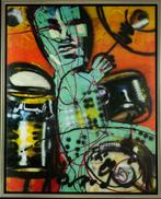 Herman Brood | Giclée: De Drummer | Afmeting 100cm x 125cm, Antiek en Kunst, Ophalen of Verzenden