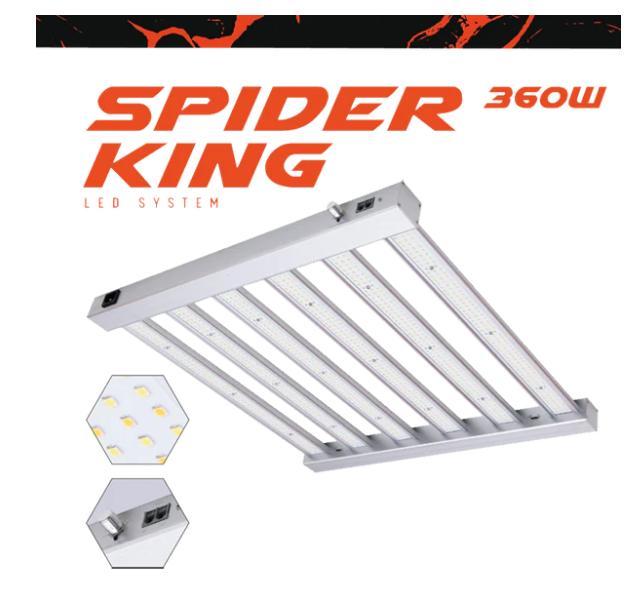 LED Spider King 360W Vanguard, Doe-het-zelf en Verbouw, Bouwverlichting