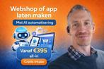 Wil je starten met een webshop of app zonder groot budget?, Ook voor bedrijven, Webdesign en Website bouw