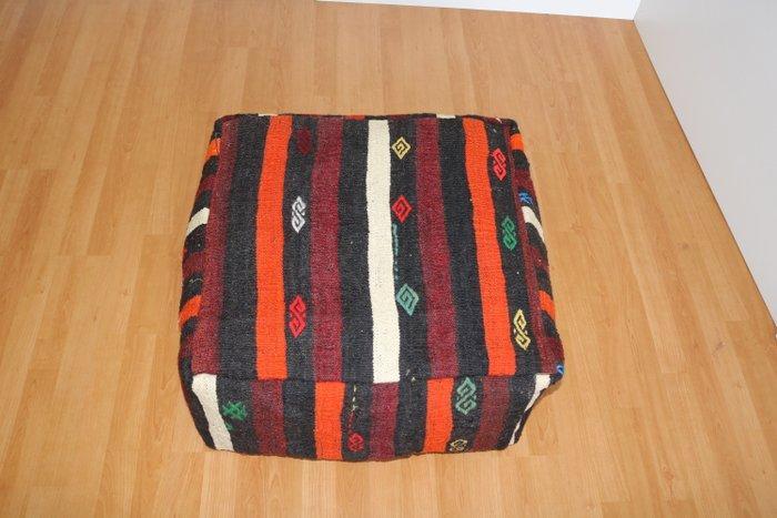 Puff Cases 1 - Kelim - 60 cm - 60 cm, Antiek en Kunst, Kunst | Designobjecten