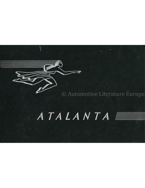 1939 ATALANTA PROGAMMA BROCHURE ENGELS, Boeken, Auto's | Folders en Tijdschriften