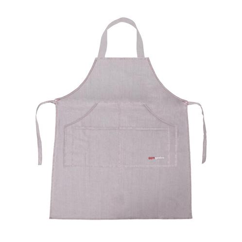 GGM Gastro | (2 stuks) Keukenschort - Denim look - | LSBA, Huis en Inrichting, Keuken | Textiel, Grijs, Nieuw, Schort, Verzenden
