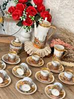 Limoges - Koffieservies voor 10 - Porselein - Versierde