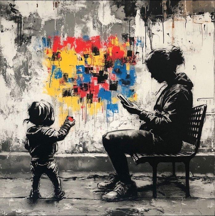 Santicri (1992) - Look mom, Antiek en Kunst, Kunst | Designobjecten