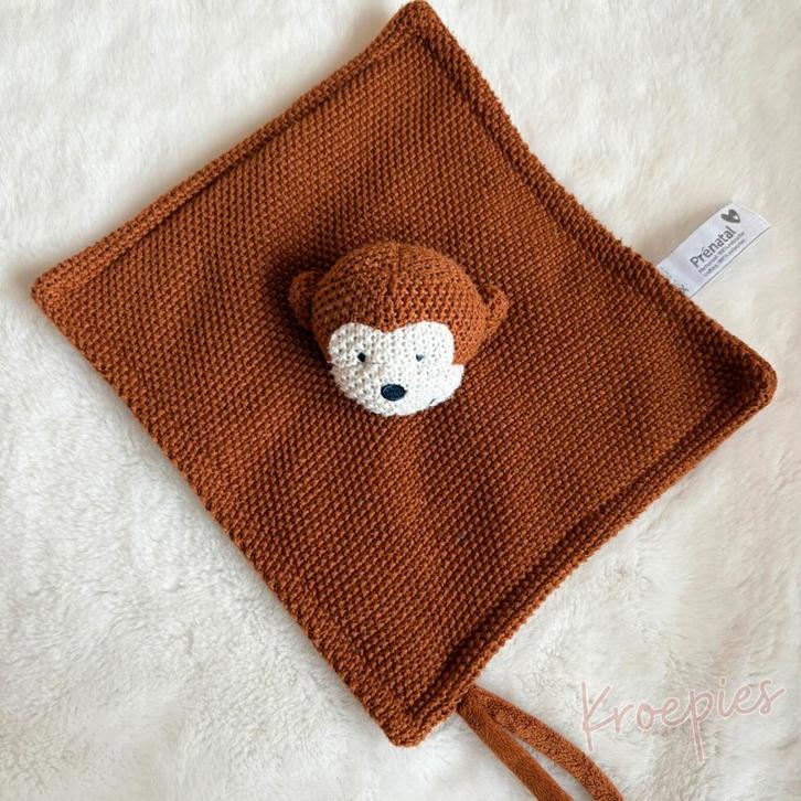PRENATAL knuffeldoekje speendoekje aap | Little Knits, Kinderen en Baby's, Speelgoed | Knuffels en Pluche, Verzenden