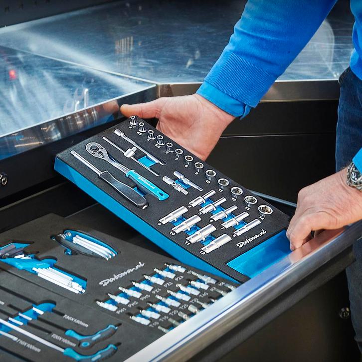 Datona Dopsleutelset 1/4 opname 28-delig in Pro, Doe-het-zelf en Verbouw, Gereedschap | Handgereedschap, Nieuw, Ophalen of Verzenden