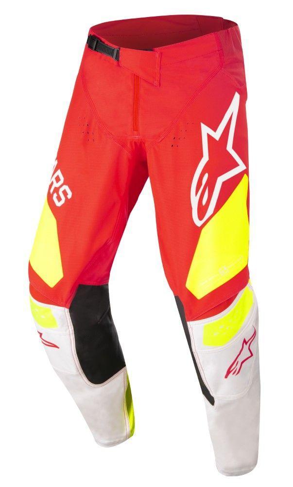 Alpinestars 2022 Techstar Factory Crossbroek Fluor Rood / Wi, Motoren, Onderdelen | Overige, Ophalen of Verzenden