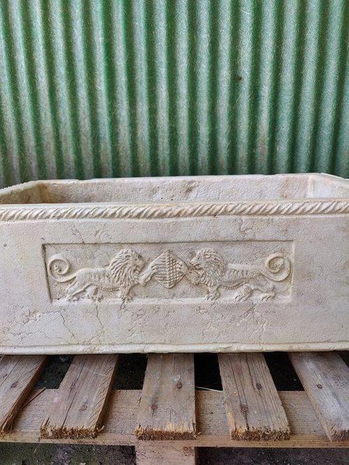 Lavabo - Marmo Botticino, Antiek en Kunst, Curiosa en Brocante