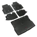 Rugged Ridge Floor Liner Front/Rear/Cargo Black 1997-2006, Auto-onderdelen, Interieur en Bekleding, Ophalen of Verzenden, Nieuw