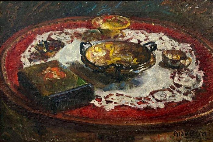 Aldo Brizzi (1907-1957) - La tavola, Antiek en Kunst, Kunst | Schilderijen | Klassiek