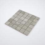 Mozaiek tegel grijs 5x5 cm keramiek, Doe-het-zelf en Verbouw, Tegels, Nieuw, Keramiek, Ophalen of Verzenden, 10 m² of meer