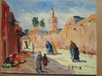 Bruno Retaux (1947) - Ruelle du Bled Maroc, Antiek en Kunst
