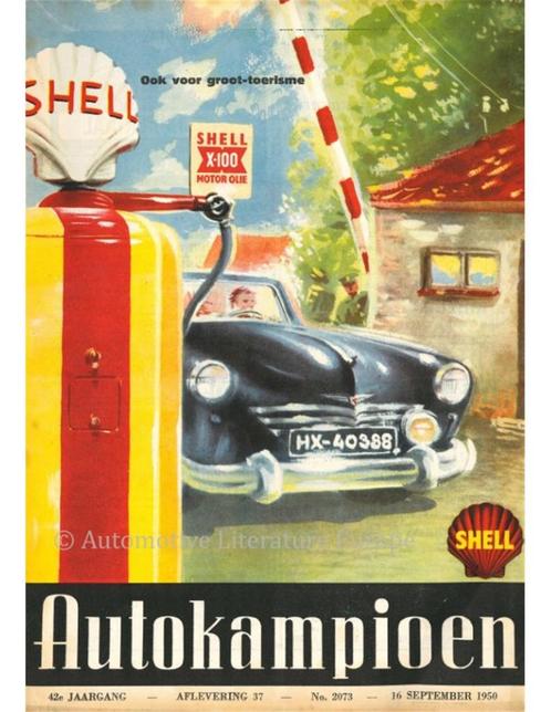 1950 AUTOKAMPIOEN MAGAZINE 37 NEDERLANDS, Boeken, Auto's | Folders en Tijdschriften