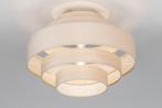 Rietveld Plafondlampen - Beige - Stof, Metaal, Huis en Inrichting, Lampen | Plafondlampen, Verzenden, Nieuw
