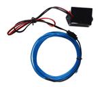EL wire - BLAUW - interieur verlichting - 12 Volt - 2 meter, Ophalen of Verzenden