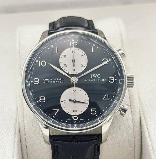 IWC - Portuguese Chronograph Reverse Panda - IW371404 -, Sieraden, Tassen en Uiterlijk, Horloges | Antiek