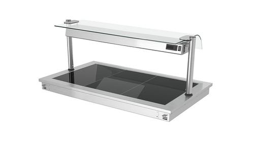 GGM Gastro | Inbouw warmhoudplaat - 1,1m - 3x GN 1/1 - met |, Zakelijke goederen, Horeca | Meubilair en Inrichting, Verzenden