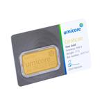 Umicore 20 gram goudbaar met certificaat, Verzenden