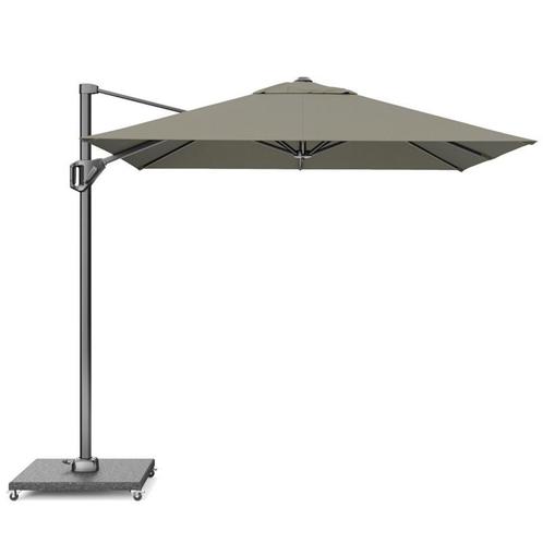 Voyager T1 zweefparasol 250x250 cm taupe, Tuin en Terras, Parasols, Nieuw, Ophalen of Verzenden