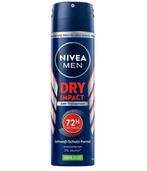 Nivea Men Deodorant Spray Dry Impact 150 ml, Verzenden, Nieuw