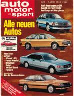 1981 AUTO MOTOR UND SPORT 15 DUITS, Nieuw, Author