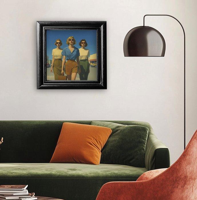 Le Yack - The walk - Hand signed, Antiek en Kunst, Kunst | Designobjecten
