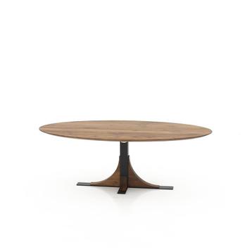 Model Romte exclusieve ovale noten tafel | Webwinkel beschikbaar voor biedingen