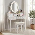 Make-up Tafel Wit LED | 75x40cm | Laatste Stuks!, Ophalen of Verzenden, Nieuw, Modern