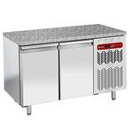 Koeltafel, geventileerd, 2 deuren EN 600x400 - Top in granie, Verzenden, Nieuw in verpakking, Koelen en Vriezen