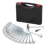 ProPlus Schroefbare tentharingen set - metaal - 20 cm - 2..., Caravans en Kamperen, Kampeeraccessoires, Ophalen of Verzenden, Nieuw