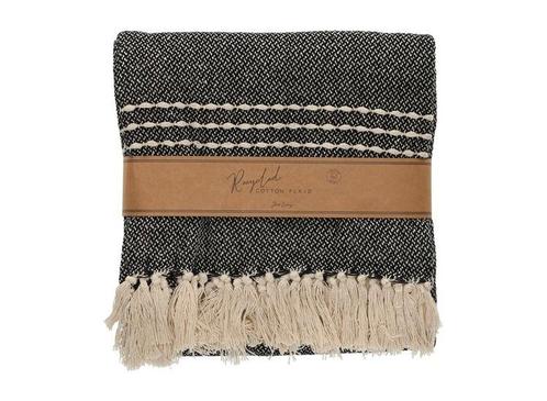 JENS Living Plaid Juul - Gerecycled katoen - 130 x 180 cm -, Huis en Inrichting, Woonaccessoires | Plaids en Woondekens, Nieuw