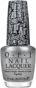 OPI NAIL LACQUER E62 SILVER SHATTER NAGELLAK POTJE 15 ML, Verzenden, Nieuw