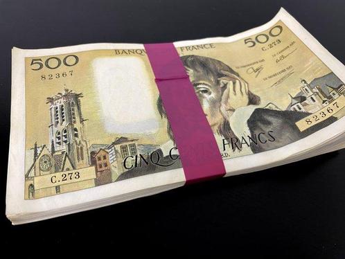Frankrijk. - 99 x 500 Francs 1988 - Pick 156g - consecutive, Postzegels en Munten, Munten | Nederland