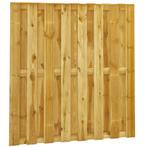 Houten schutting 15 planks privacy scherm 180x180 cm, Ophalen of Verzenden, Nieuw