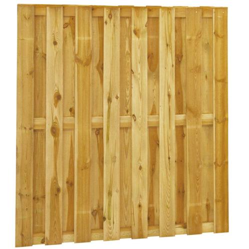 Houten schutting 15 planks privacy scherm 180x180 cm, Tuin en Terras, Overige Tuin en Terras, Ophalen of Verzenden