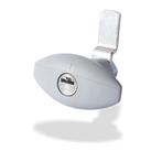 Drukslot serviceluik wit ellips zonder cilinder (pushlock), Caravans en Kamperen, Ophalen of Verzenden, Nieuw