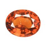 Zonder Minimumprijs Oranje Granaat  - 3.64 ct - Antwerp, Sieraden, Tassen en Uiterlijk, Edelstenen, Nieuw