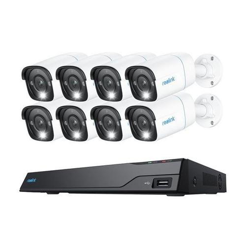 Reolink NVS16-8MB8, 4K Beveiligingsset, UHD, PoE en 4TB, Audio, Tv en Foto, Videobewaking, Ophalen of Verzenden