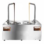 GGM Gastro | Chocolade dispenser - met 2 uitloopkranen |, Verzenden