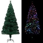 vidaXL Kunstkerstboom met standaard 210 cm glasvezel groen, Diversen, Kerst, Verzenden, Nieuw